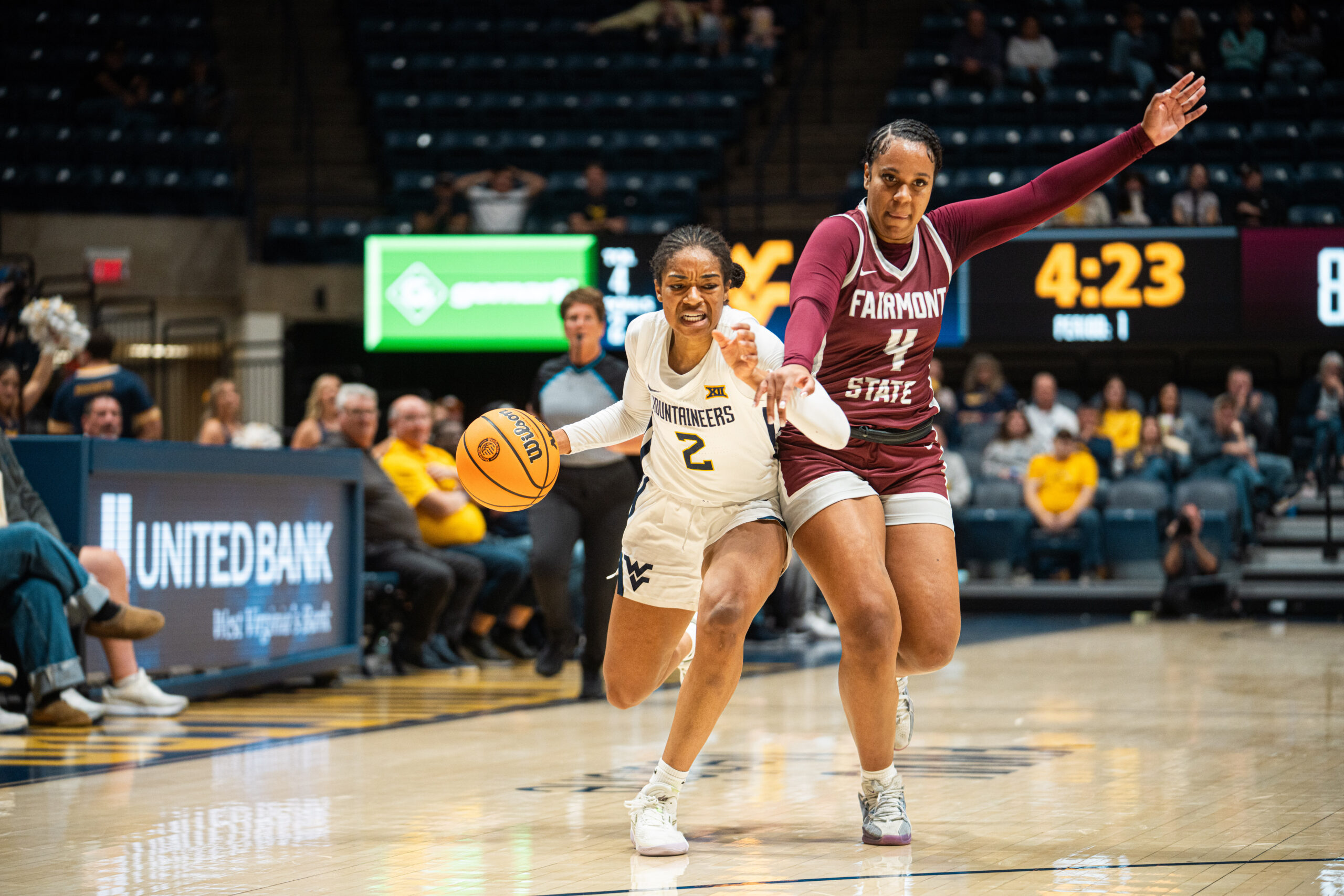 Sydney Woodley stands out in starting role, as WVU beats Fairmont State in exhibition game